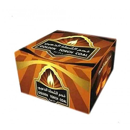 Charbon torches dorés