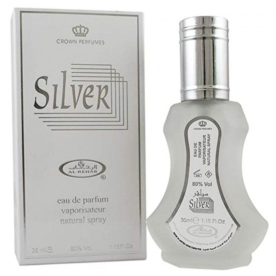 SILVER Eau De Perfume - Al Rehab 35ml