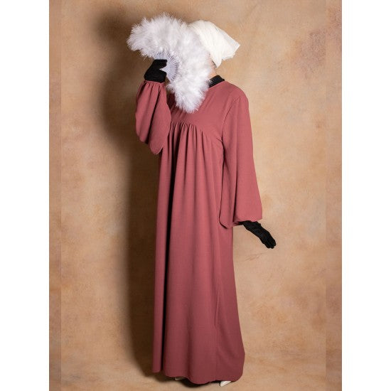 Abaya à découpe horizontale avec manches bouffantes en jazz