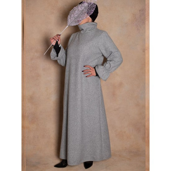 Robe pull manches tulipes