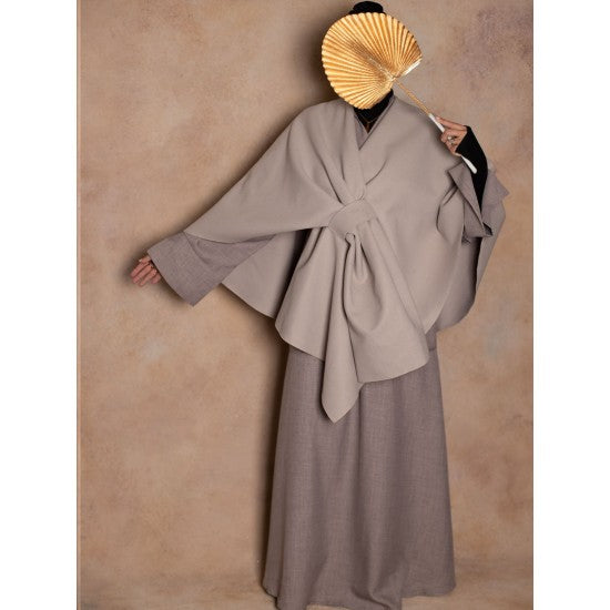 Cape drapée feutrée