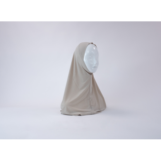 Hijab lycra 1 piece beige