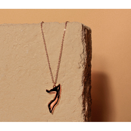 Collier Pays doré Acier inoxydable - SOMALIE