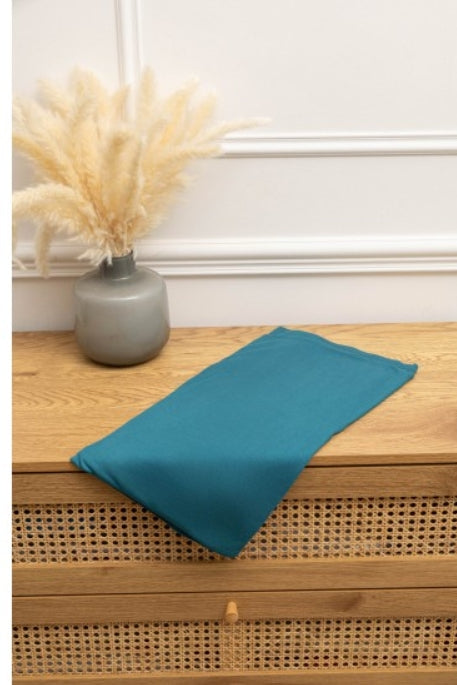 hijab chiffon Bleu Océan