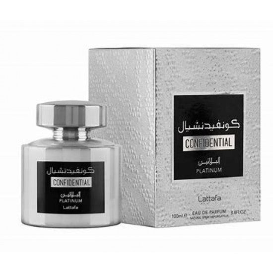 Confidential silver Lattafa 100ml
