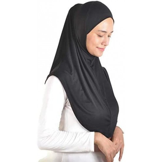 Hijab 2 pièces avec bonnet en coton