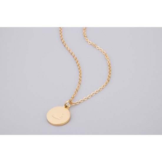 Pendentif Couleur Or ﻑ - Lettre "FA"