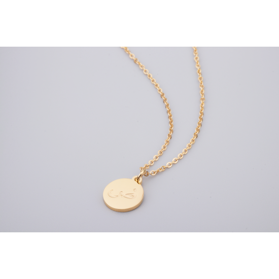 Pendentif Couleur Or - Lettre "Thad"ض