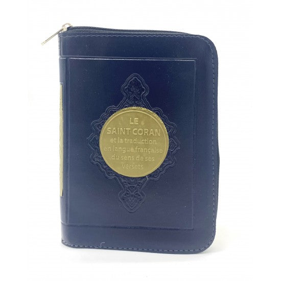 Coran de poche en Français Bleu Foncé