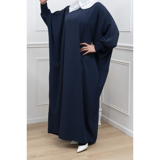Abaya manches papillon scrunch