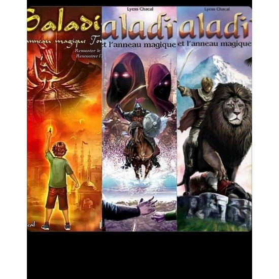 Saladin et l'anneau magique pack 1 2 3