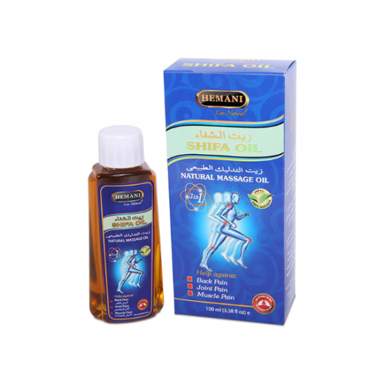 Huile de massage 3 en 1 Shifa oil Hemani - 100ml