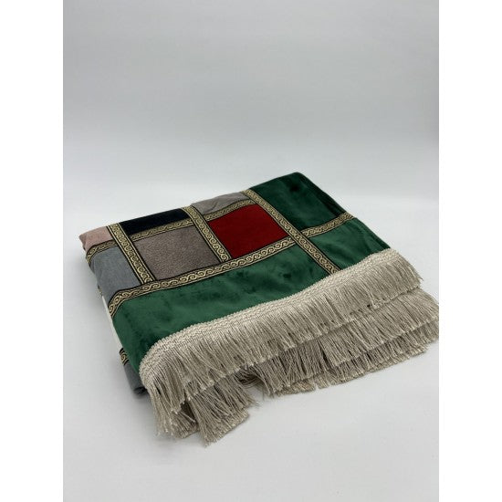 Tapis de prière haut de gamme quadrillé