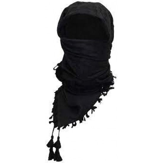 foulard palestinien traditionnel noir