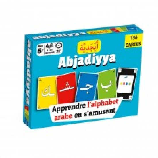 Jeu carte abjadiyya alphabet arabe