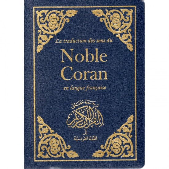 Petit Coran français couverture souple BLEU