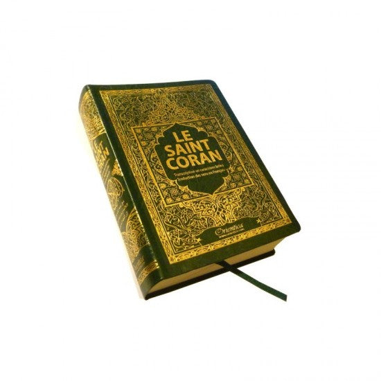 Coran Francais Arabe VERT
