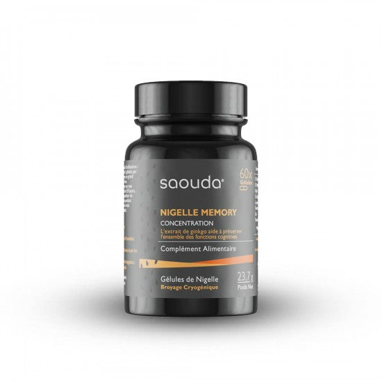 Gélules nigelle memory pour la mémoire - 23.7g