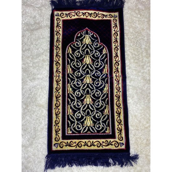 Tapis de prière pour enfant en velours