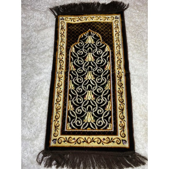 Tapis de prière pour enfant en velours