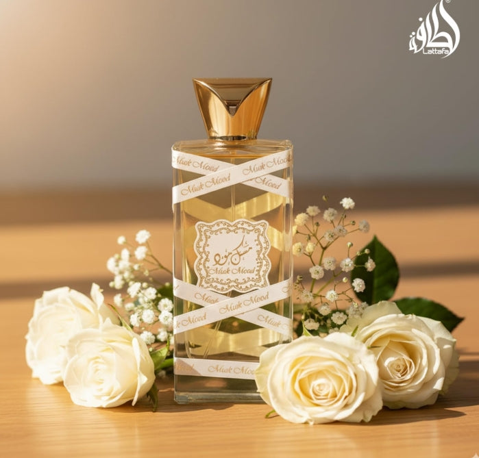 Musk mood Lattafa blanc