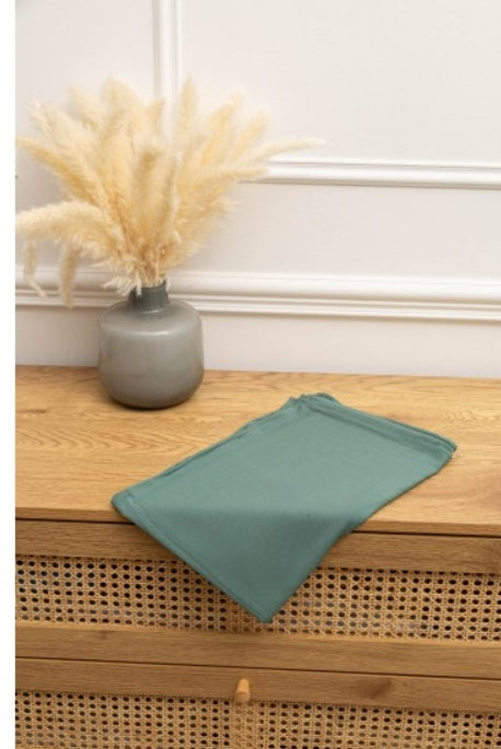 hijab chiffon  Bleu/vert