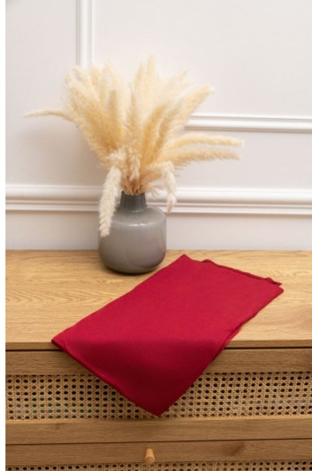 hijab chiffon ruby